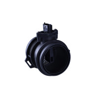 Mass air flow sensor housing integrated air temperature...