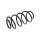 Suspension Spring Front Axle Coil Spring TRISCAN for FORD FOCUS and others