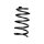 Suspension spring for car rear axle BILSTEIN B3 for OPEL CORSA D