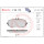 Brake pad set disc brake 19 mm BREMBO suitable for e.g. VW AMAROK
