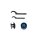 Suspension Kit, springs/shock absorbers Gas Pressure BILSTEIN for e.g. AUDI A4