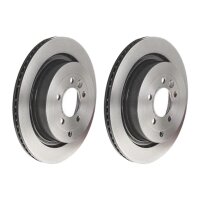 2 brake discs ventilated Ø 350 mm 20 mm BREMBO for...