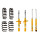 Suspension Kit Springs/Shock Absorbers gas pressure BILSTEIN for SEAT LEON