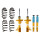 Suspension Kit Springs/Shock Absorbers gas pressure BILSTEIN for e.g. OPEL ASTRA