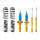Suspension Kit Springs/Shock Absorbers gas pressure BILSTEIN for SEAT LEON