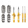 Suspension Kit Springs/Shock Absorbers gas pressure BILSTEIN for SEAT LEON