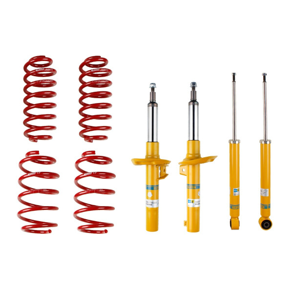 Suspension Kit Springs/Shock Absorbers gas pressure BILSTEIN for e.g. AUDI A3