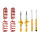 Suspension Kit Springs/Shock Absorbers gas pressure BILSTEIN for e.g. AUDI A3