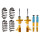 Suspension Kit Springs/Shock Absorbers gas pressure BILSTEIN for OPEL ASTRA