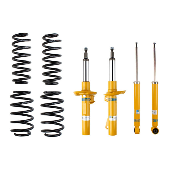 Suspension Kit Springs/Shock Absorbers Gas Pressure BILSTEIN for AUDI A3