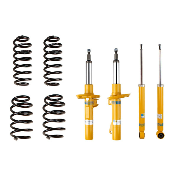Suspension Kit Springs/Shock Absorbers Gas Pressure BILSTEIN for AUDI A3