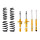 Suspension Kit Springs/Shock Absorbers Gas Pressure BILSTEIN for AUDI A3