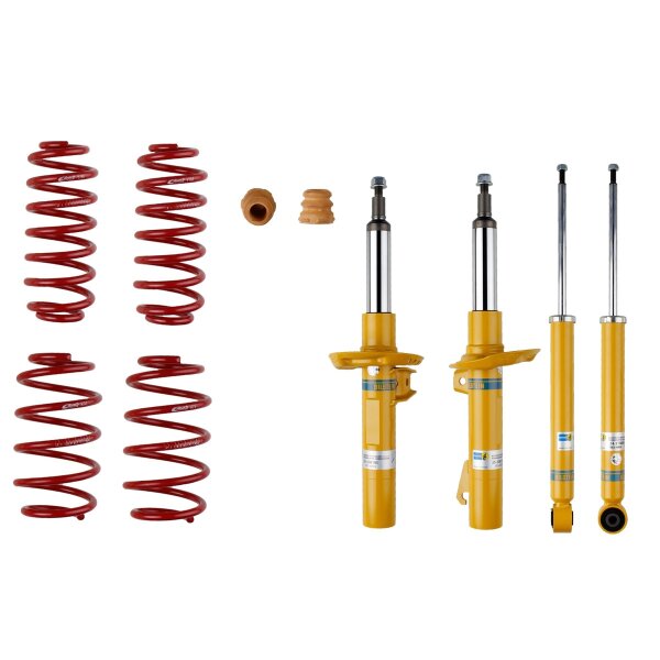 Suspension kit springs dampers gas pressure BILSTEIN B12 Sportline for AUDI A3