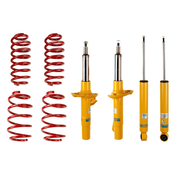 Suspension Kit Springs/Shock Absorbers gas pressure BILSTEIN for e.g. AUDI A3