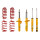 Suspension Kit Springs/Shock Absorbers gas pressure BILSTEIN for e.g. AUDI A3