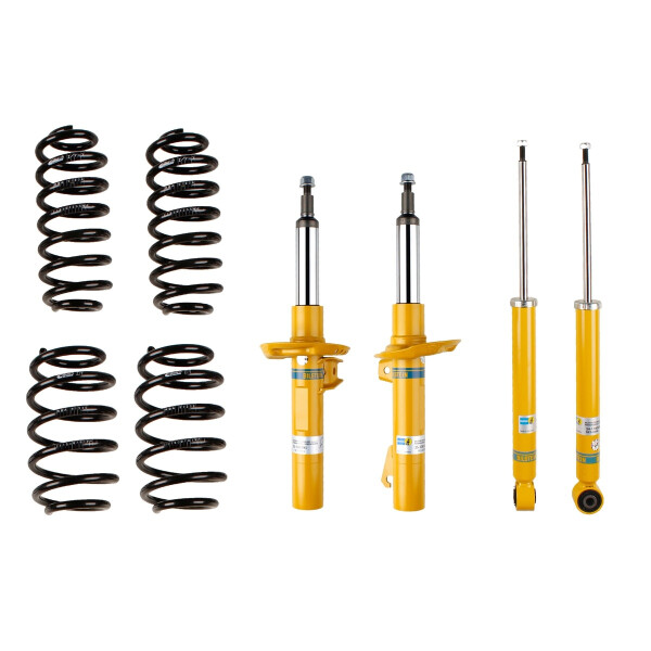 Suspension Kit Springs/Shock Absorbers Gas Pressure BILSTEIN for VW GOLF