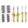 Suspension Kit Springs/Shock Absorbers Gas Pressure BILSTEIN for VW GOLF