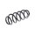 Suspension Spring Front Axle Coil Spring TRISCAN fits AUDI Q5