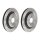 2 brake discs perforated Ø 330 mm 22 mm BREMBO for MB A-CLASS and others