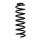 Suspension spring rear axle Ø 11.8 mm 341 mm EIBACH for RENAULT SCÉNIC II