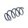 Suspension Spring Front Axle Coil Spring TRISCAN for e.g. OPEL CORSA