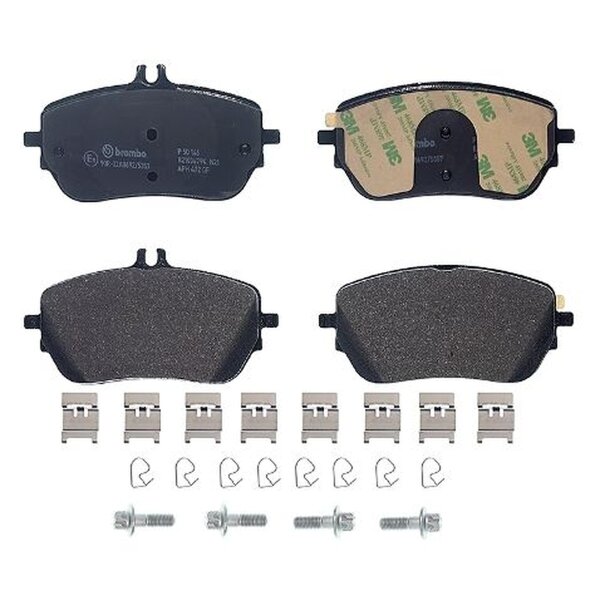 Brake pad set disc brake 19 mm BREMBO for MERCEDES-BENZ A-CLASS and others