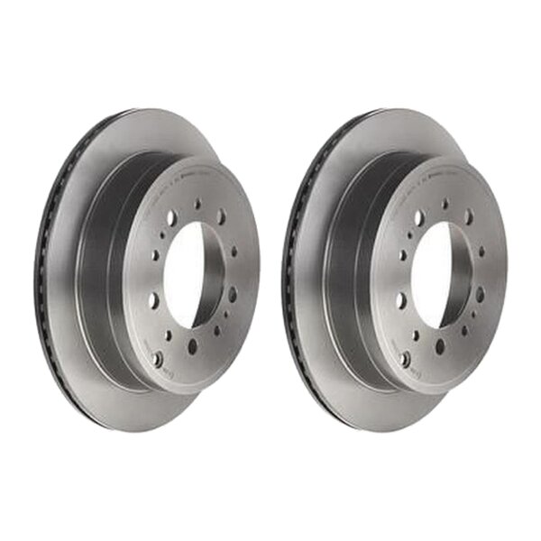 2 brake discs ventilated Ø 345 mm 18 mm BREMBO for TOYOTA LAND and others