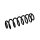 Suspension Spring rear axle coil spring Ø 11.5 mm EIBACH for e.g. VW GOLF