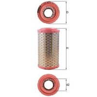 Luftfilter Filtereinsatz MAHLE für FIAT 500 (111_/...