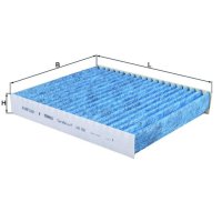 Cabin filter activated carbon filter KNECHT for FORD...