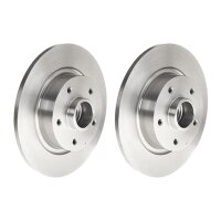 2 brake discs full Ø 274 mm 11 mm BREMBO for...
