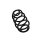 Suspension Spring Rear Axle Coil Spring Ø 13 mm EIBACH for RENAULT ESPACE