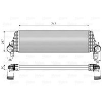 Intercooler VALEO for VW TRANSPORTER T5