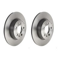 2 brake discs full Ø 272 mm 10 mm coated BREMBO...