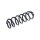 Suspension Spring Rear Axle Coil Spring TRISCAN suitable for AUDI A3