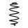 Suspension spring rear axle Ø 12.2 mm 319 mm EIBACH for OPEL ZAFIRA A