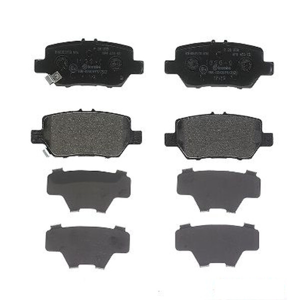 Bremsbelagsatz Scheibenbremse 16 mm BREMBO passend für HONDA LEGEND