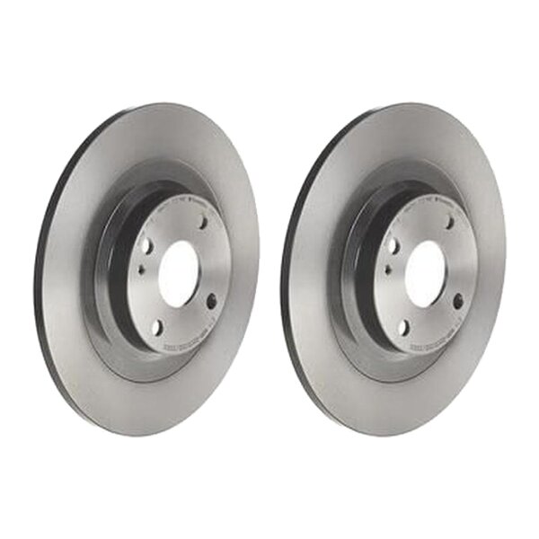 2 brake discs full Ø 280 mm 9.5 mm coated BREMBO for e.g. MAZDA MX-5