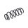 Suspension Spring Rear Axle Coil Spring TRISCAN for TOYOTA AURIS