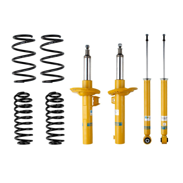 Suspension Kit Springs/Shock Absorbers gas pressure BILSTEIN for e.g. AUDI A3