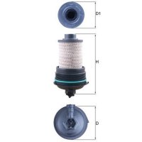 Kraftstofffilter MAHLE für FORD TOURNEO CUSTOM V362 Bus