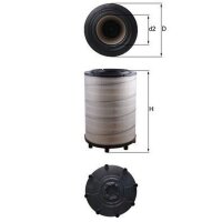Luftfilter Filtereinsatz MAHLE für SCANIA