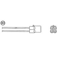 Lambda sensor heated 4 lines NTK 95012