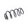 Suspension Spring front axle coil spring TRISCAN for e.g. MAZDA 6