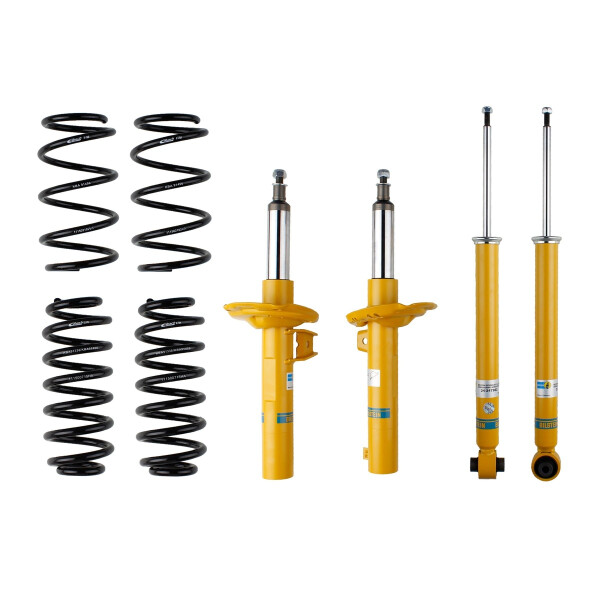 Suspension Kit Springs/Shock Absorbers Gas Pressure BILSTEIN for AUDI A3