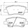 Bremsbelagsatz Scheibenbremse 16 mm BREMBO für u.a. HYUNDAI KONA