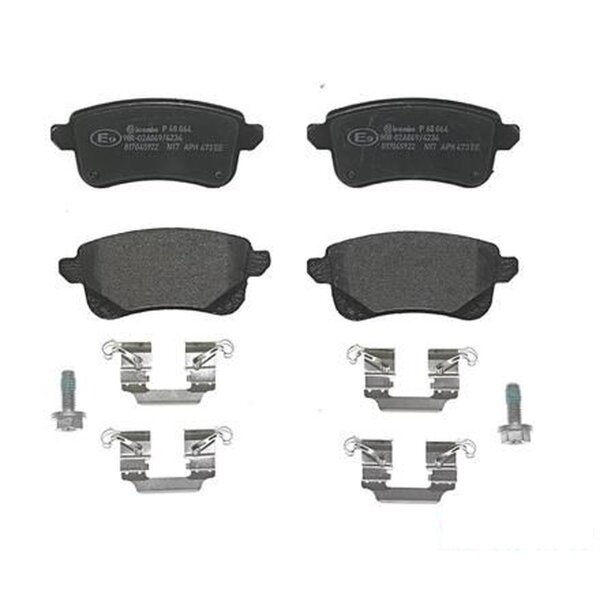 Brake pad set disc brake 16 mm BREMBO for e.g. RENAULT GRAND