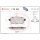 Brake pad set disc brake 16 mm BREMBO for e.g. RENAULT GRAND