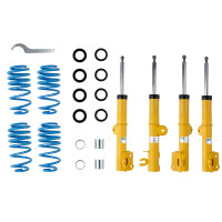 Suspension kit springs dampers gas pressure BILSTEIN B14...