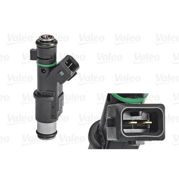 Einspritzventil 71,6mm 2-polig VALEO für CITROËN C5 I